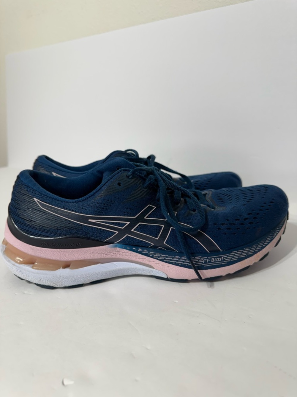 ASICS Gel Kayano 28 Women’s Running Shoes Size 10 Mako Blue/Barely Rose